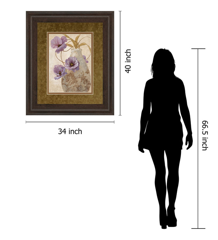 Sophistication Il By Nan - Framed Print Wall Art - Light Brown