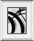 Spontaneous I By Farida Zaman Mirrored Frame - Gray