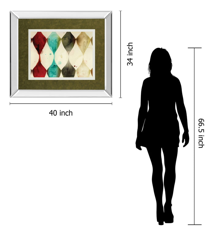 Spotted Heralds By Jessica Jenney - Mirror Framed Print Wall Art - Beige