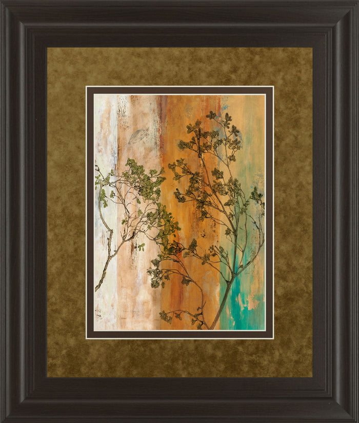 Spring Branch Il By Norm Olson - Framed Print Wall Art - Light Brown