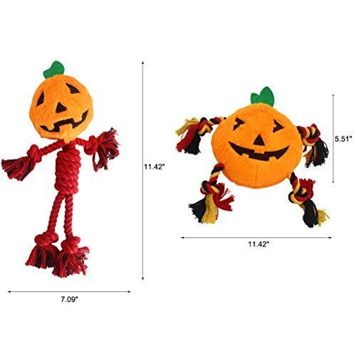 Squeaky Pumpkin Dog Toy Set