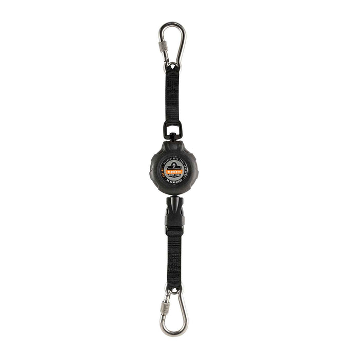 Squids 3000 Retractable Dual SS Carabiner - 1lb