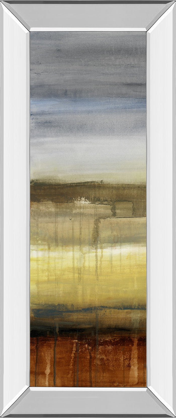 Summer Rain Il By Lanie Loreth - Mirror Framed Print Wall Art - Gray