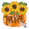 Sunflower Pumpkin Cutouts and Kits