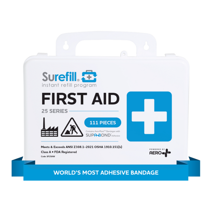 Surefill 25 Series ANSI A First Aid Kit – Weatherproof Case