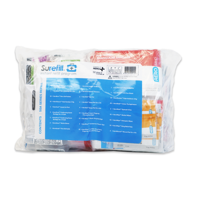 SUREFILL 50 ANSI 2021 A First Aid Kit Refill – For all 50 Series Kits 2021