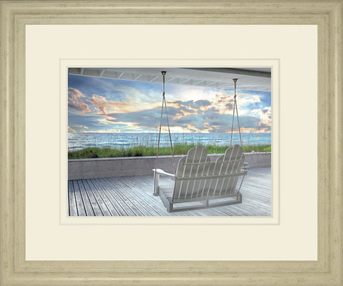 Swing At The Beach By Celebrate Life Gallery - Gray