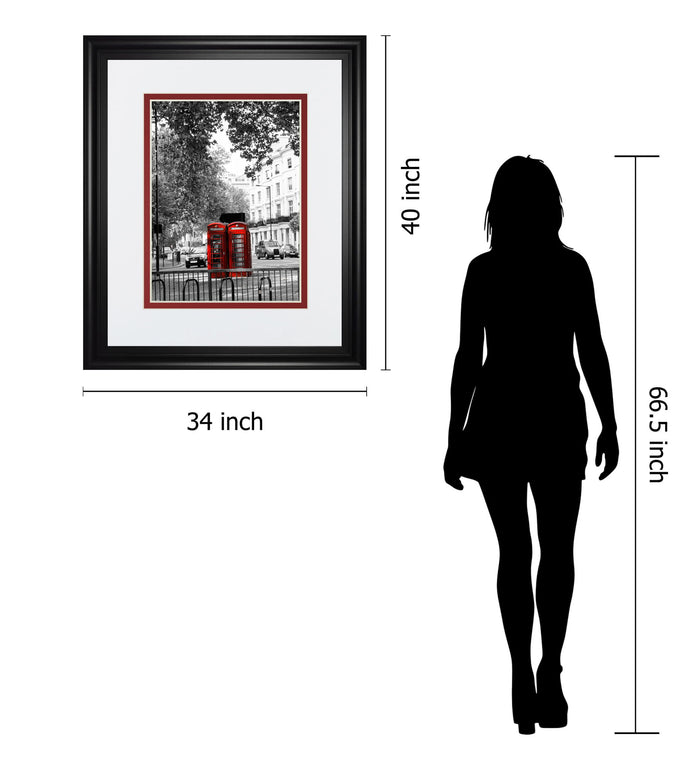 Telephone By Emily Navas - Framed Print Wall Art - Dark Gray
