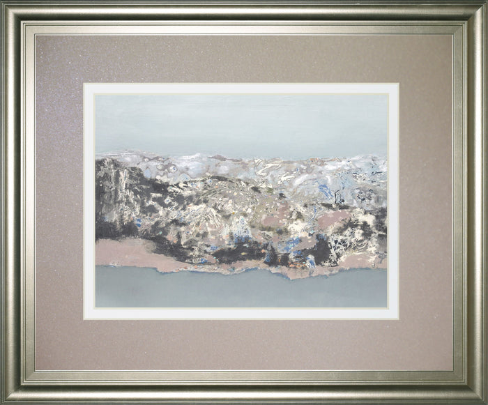 Terrain By Caroline - Framed Print Wall Art - Dark Gray