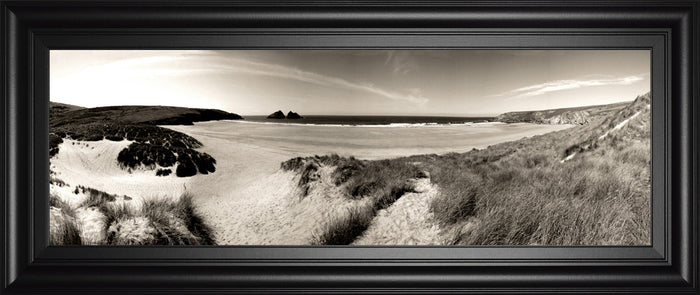The Wind In The Dunes Il By Noah Bay - Framed Print Wall Art - Dark Gray