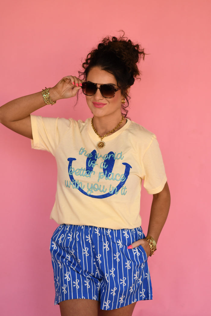 The World Is A Better Place With You In It Tee - Cracked Ginger
