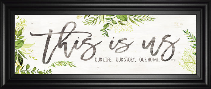 This Is Us By Marla Rae - Framed Print Wall Art - White