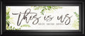This Is Us By Marla Rae - Framed Print Wall Art - White