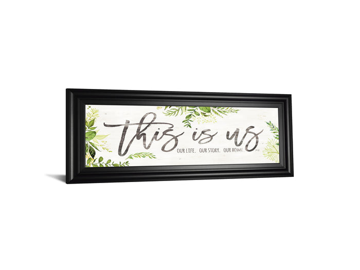 This Is Us By Marla Rae - Framed Print Wall Art - White
