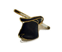 Top Hat and Magic Wand Lapel Pin