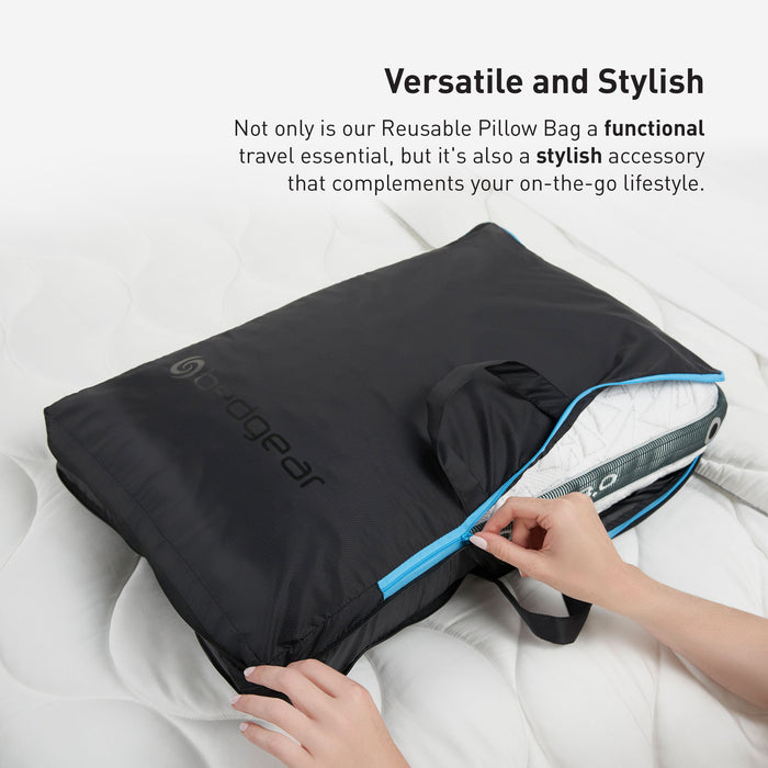 Travel Pillow Bag - Black