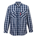UFR97 - Bizflame 88/12 FR Plaid Shirt | Portwest