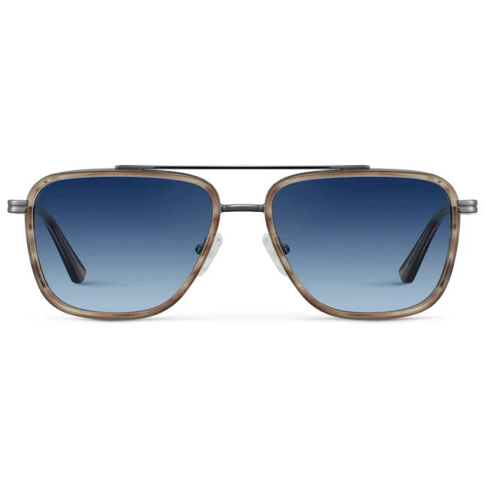 Timber Brown / Blue Gradient Lens