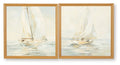 Winbrook - Wall Art Set (Set of 2) - Gray / Tan / Gold Finish