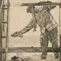 William AUERBACH-LEVY attributed - Window Washer - detail