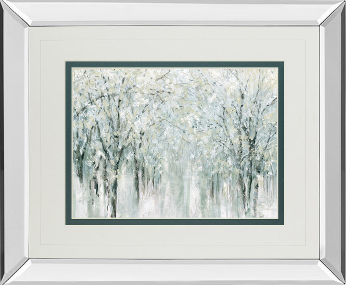 Winter Mist By Carol Robinson - Mirror Framed Print Wall Art - Gray