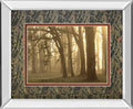 Woodland Sweep By Dennis Frate - Mirror Framed Print Wall Art - Light Brown